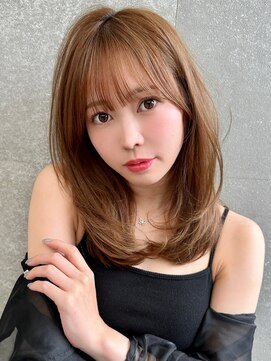 ロンドウル 熊本(Lond ulu) トレンド感抜群!!!ふんわりレイヤーカット×艶髪透明感カラー