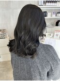 地毛風カラー×ワンホン巻き