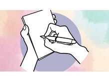 お客様に長く寄り添い満足して頂くために施術内容カルテを残しています！　インスタ@eimee_fuse