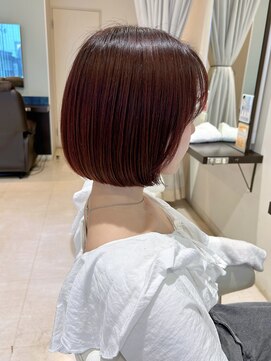 アメイジングヘアー 美沢店(AMAZING HAIR) 赤髪ボブ