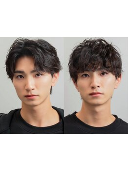 【恵比寿にNEW OPEN！】朝の準備も楽な、毛流れができるメンズパーマがおすすめ◎［メンズカット/恵比寿］