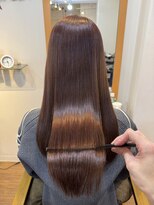 ヘアーリラクゼーション ティーノ(Hair relaxation tino)&nbsp;暖かみのある赤味のナチュラルブラウン