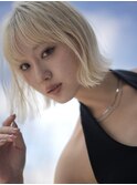 ハイトーンボブ/タッセルカット/くびれボブ10代20代30代