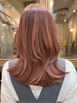 クラルス バイ アルティナ 溝の口店(Clarus by artina)&nbsp;ピンクブラウン/ミディアムレイヤー/バタフライレイヤー