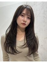 アンドリルム 梅田(&Lillme)&nbsp;韓国レイヤー/ロングレイヤー/顔まわりレイヤー/ハッシュカット