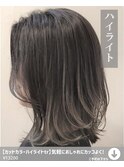 【カットカラーハイライトtr】気軽におしゃれにカッコよく！