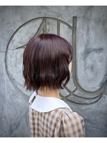 アンルル(anruru) スッキリボブ&艶感ピンクカラー