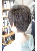 骨格補正ショート×パールカラー