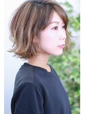 クールグレージュボブ