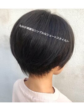 リンク ヘアスペース(Link hair space) 【Link】[お客様スタイル39］#ショートボブ#暗髪#アッシュ