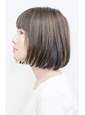 丸みショート×ボブ