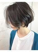 くびれショート×ダークグレージュ