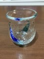 ヘアサロン チル(chill)&nbsp;沖縄旅行の時に作ったグラスです。お気に入り☆