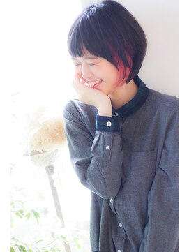 ロミー 本厚木(ROMMY.) ショート×イヤリングカラーは可愛い！小顔ショート◎相性◎