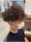 横浜★クラウドマッシュのツイスパブラウンアッシュ