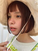 表参道roijir×ラインミニボブ＊暖色カラー