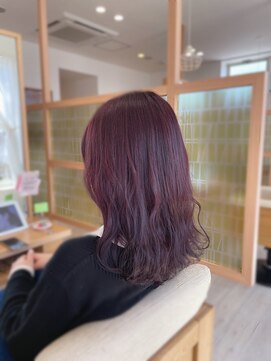 アドラーブル はなみずき店(adorable) 20代30代40代ツヤ髪ロングラベンダーベージュ立体感美肌