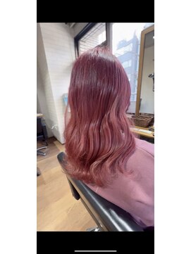 ビスイル 秋葉原店(Vis ill) 大人可愛い/ピンク/ラベンダー/透け感カラー/ケアブリーチ/美肌