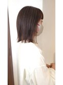 【BelleCoffret】切りっぱなし外ハネボブシークレットハイライト