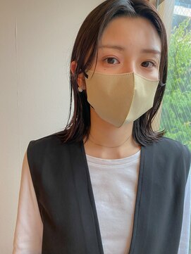 ツイギー 宮西店(TWiGGY) ミディアム外ハネスタイル