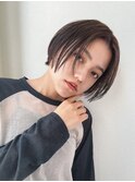 ♪大人可愛い小顔ハンサムショートチョコレートカラー【池袋】