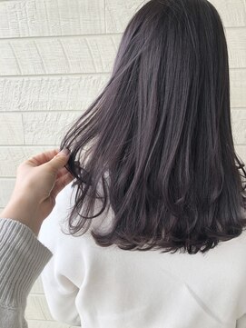 エメ 小山(Aimer) 暗めラベンダー/ブリーチ1回/小山