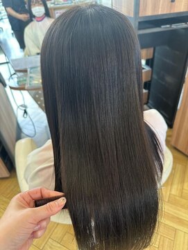 イーストハムアネーロ(EAST HAM anello) 髪質改善カラー/艶髪ストレート/ロング