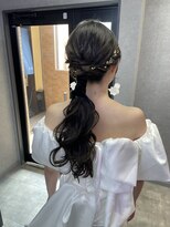 シエンゴールド(CIEN gold)&nbsp;ローポニーヘアアレンジ☆
