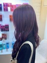 トッカ ヘアアンドトリートメント 難波店&nbsp;暖色味のあるレッドパープルが可愛い◎