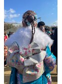 成人式　着付け