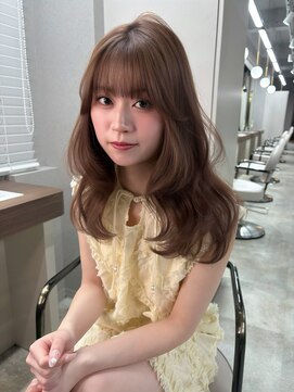 ボタン ハカタ(VOTAN hakata) 【博多美容室/坂本早苗】韓国ヘア/レイヤー/ブラウンカラー/前髪