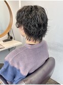 波巻きパーマ