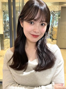 トリコ ショップアンドヘアサロン(tricot shop hair salon) ゆるっとロング フルバング ココアブラウン