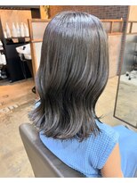 カトル ヘア デザイン(Quatre hair design)&nbsp;切りっぱなし　セピアグレージュ