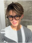 波巻きツイストスパイラルパーマ/フェザーパーマ/眉毛/メンズ