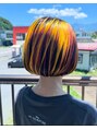 アグ ヘアー パム 茅野店(Agu hair pam)&nbsp;ハイトーンカラーやデザインカラーも是非お任せ下さい。