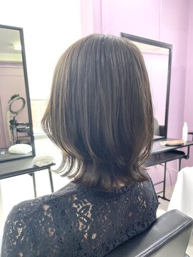 アヴァンス 難波店(AVANCE.) くびれレイヤーボブで抜け感のあるスタイルに！