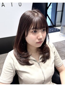 ハルキミナト ジャパン ヨコハマ(HARUKI MINATO japan YOKOHAMA) ミディアムレイヤー/レイヤー/ミディアムヘア