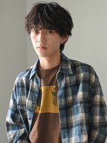 ディッセンバー 神宮前(December)&nbsp;ニュアンスパーマブルーブラックウルフシャドウパーマ渋谷原宿