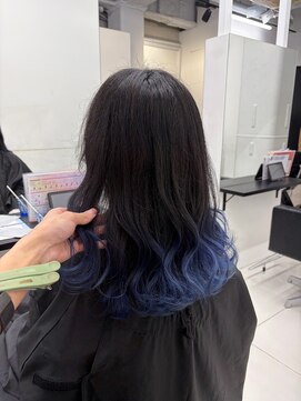 アライブ ハラジュク(ALIVE harajuku) ブリーチインナーバレイヤージュグラデーションカラー夕貴