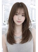 ワンホンレイヤーxダークブルーx髪質改善