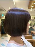 丸みショートボブ/顔周りカット/20代30代40代50代/前髪/大宮