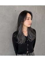 ウユ ヘアー(UYUU hair)&nbsp;インナーカラー/レイヤー/グレージュ