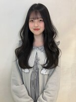 アクシス 栄店(`AXIS)&nbsp;森崎ワンホンレイヤー/ミルクティーブロンド/ダークブルー/栄