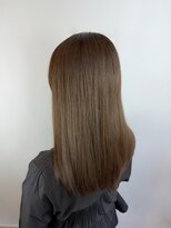 ヘアデザイン アンジェロカフェ(Hair Design Angelo cafe) オリーブカラー/セミロングスタイル/20代30代40代