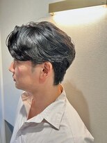 エイトノット(eight knot) 大人メンズセンターパート/20代30代/ナチュラルワンカールパーマ