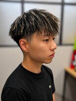 心斎橋 カイ(X)&nbsp;メンズ/メンズパーマ/パイルツイスト/メンズメッシュ/ブリーチ