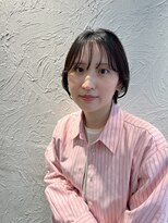 エクリ シセイドウ 麻布十番店(equri×SHISEIDO)&nbsp;【麻布十番】束感前髪のコンパクトショートスタイル