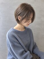 ラベルムバイエーケー(La Belleme by AK)&nbsp;丸みショートボブ アッシュグレージュ