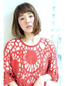 トリッカ 代官山(tricca) 小顔ツヤサラシンプルボブ  tricca代官山小走祥菜